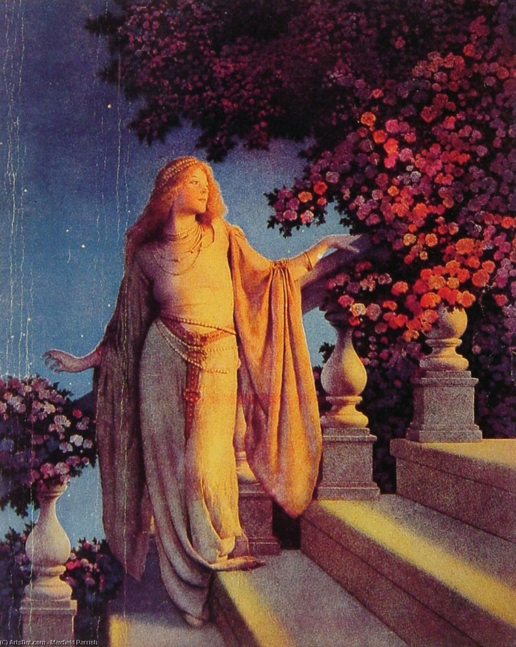 Wikioo.org - The Encyclopedia of Fine Arts - Painting, Artwork by Maxfield Parrish - Cinderella