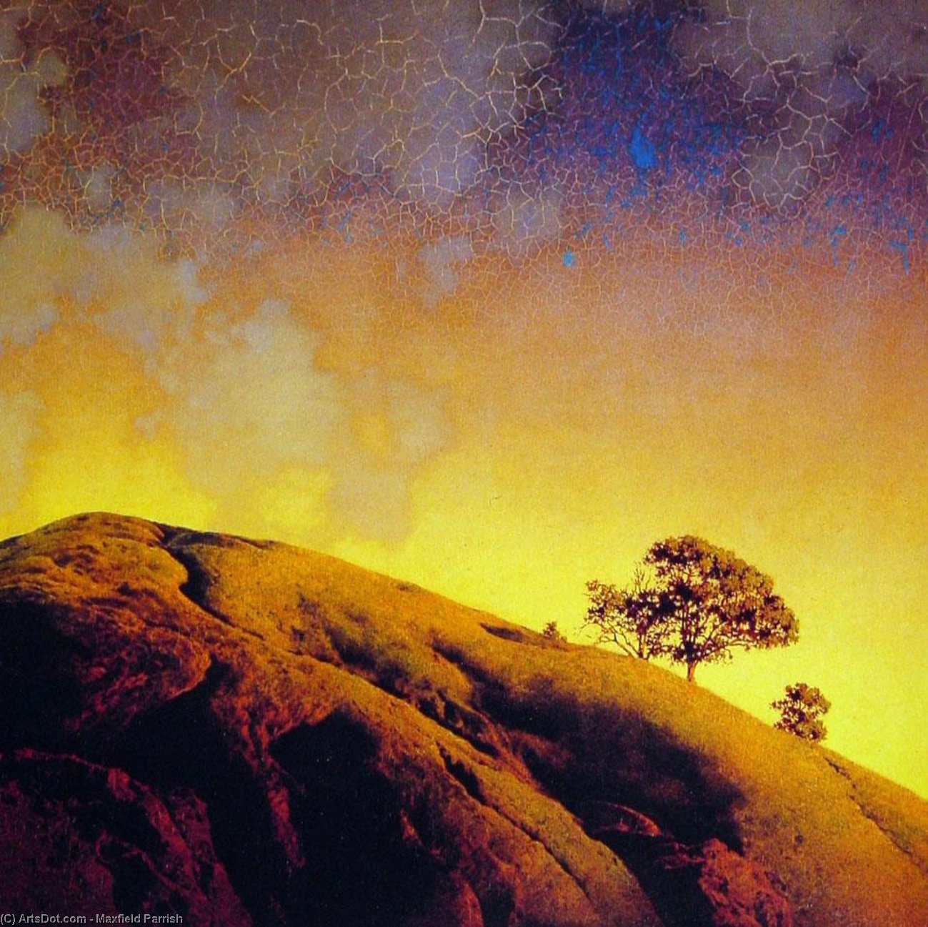 Wikioo.org - The Encyclopedia of Fine Arts - Painting, Artwork by Maxfield Parrish - Cobble Hill