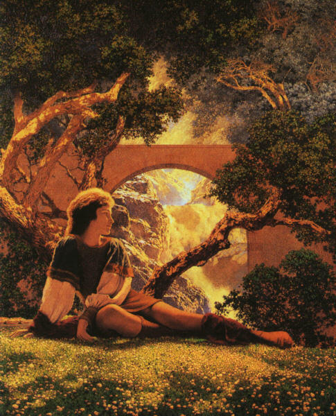 Wikioo.org - The Encyclopedia of Fine Arts - Painting, Artwork by Maxfield Parrish - The Knave