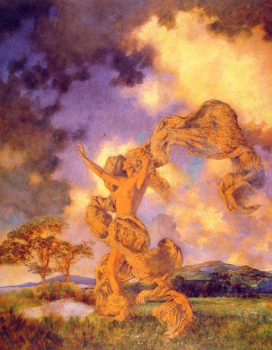 Wikioo.org - The Encyclopedia of Fine Arts - Painting, Artwork by Maxfield Parrish - The Storm
