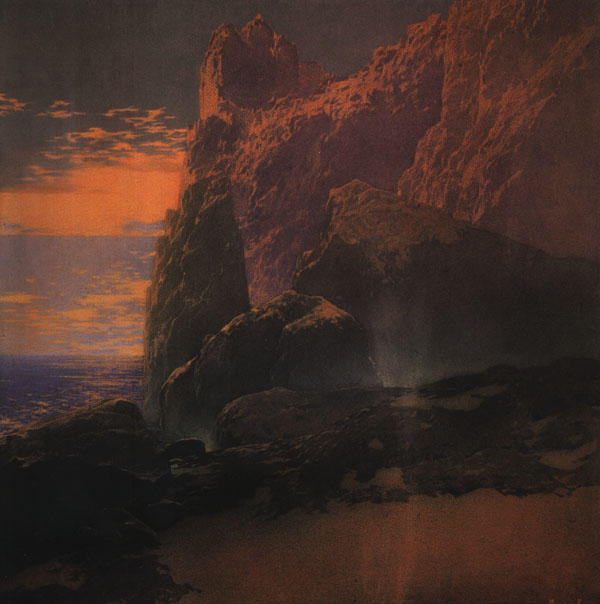 Wikioo.org - The Encyclopedia of Fine Arts - Painting, Artwork by Maxfield Parrish - The Tempest