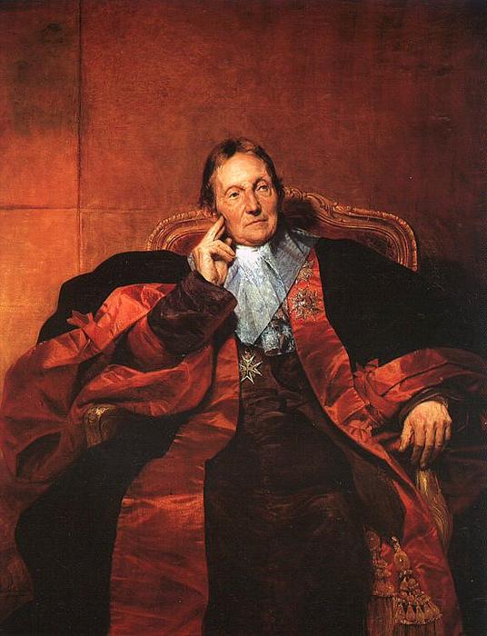 WikiOO.org - 백과 사전 - 회화, 삽화 Paul Delaroche (Hippolyte Delaroche) - Marquis de Pastoret