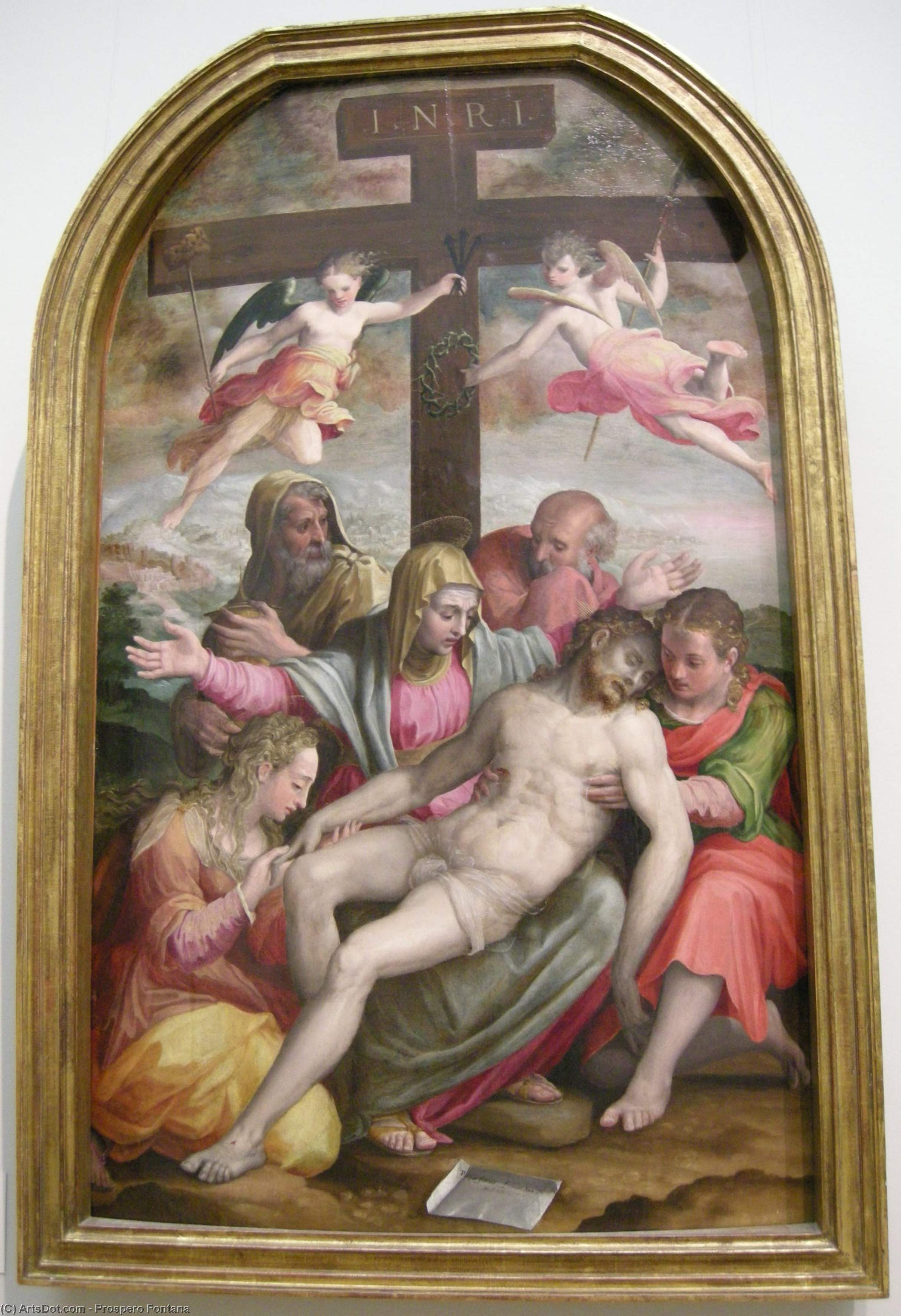 Wikioo.org - The Encyclopedia of Fine Arts - Painting, Artwork by Prospero Fontana - Deposition