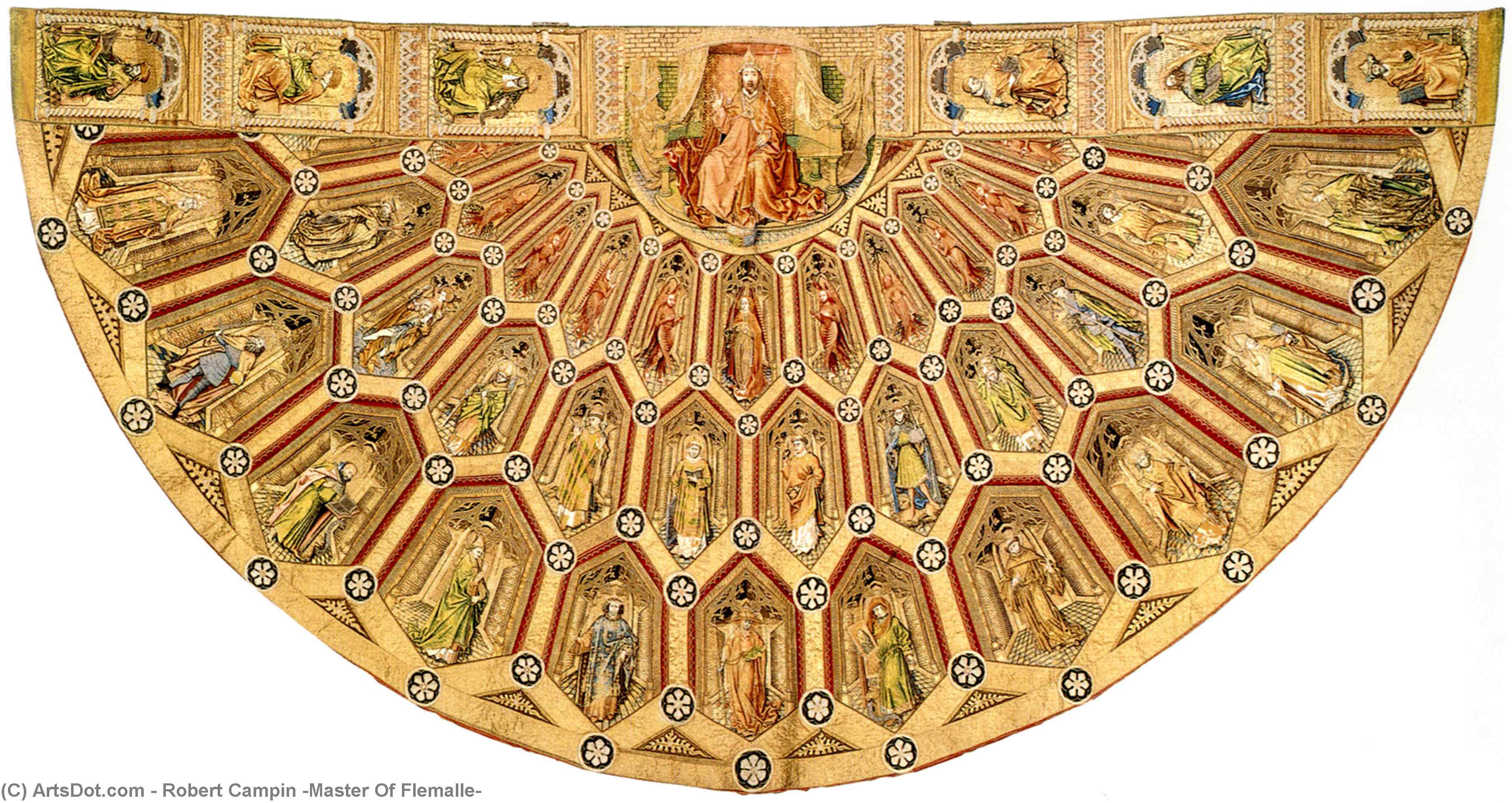 WikiOO.org - 百科事典 - 絵画、アートワーク Robert Campin (Master Of Flemalle) - キリストのコープ