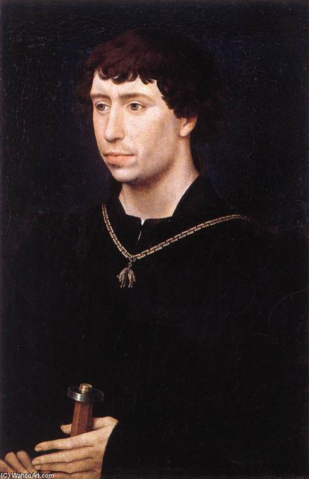 Wikioo.org - The Encyclopedia of Fine Arts - Painting, Artwork by Rogier Van Der Weyden - Portrait of Charles the Bold