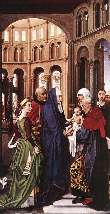 Wikioo.org - The Encyclopedia of Fine Arts - Painting, Artwork by Rogier Van Der Weyden - Presentation of Christ