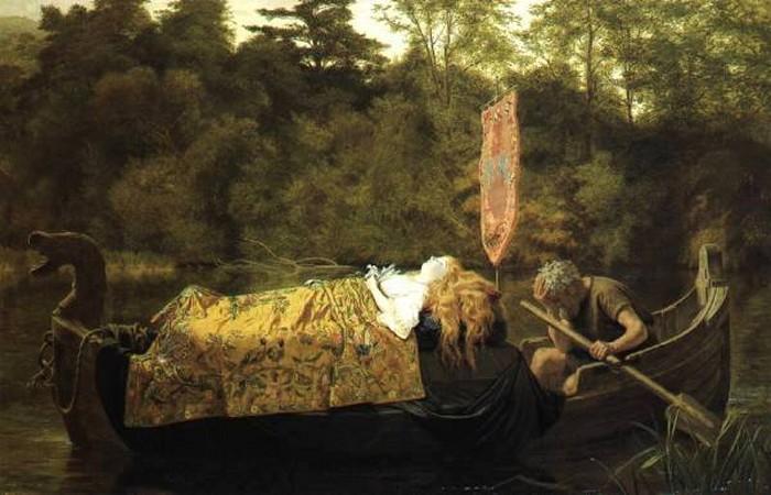 Wikioo.org - The Encyclopedia of Fine Arts - Painting, Artwork by Sophie Gengembre Anderson - Elaine