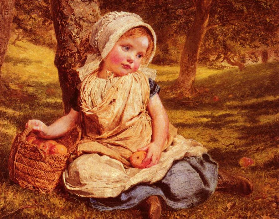 Wikioo.org - The Encyclopedia of Fine Arts - Painting, Artwork by Sophie Gengembre Anderson - Windfalls