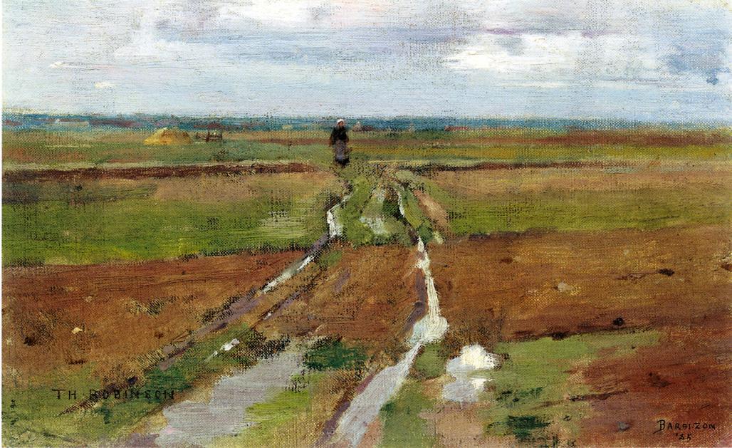 Wikioo.org - The Encyclopedia of Fine Arts - Painting, Artwork by Theodore Robinson - Barbizon