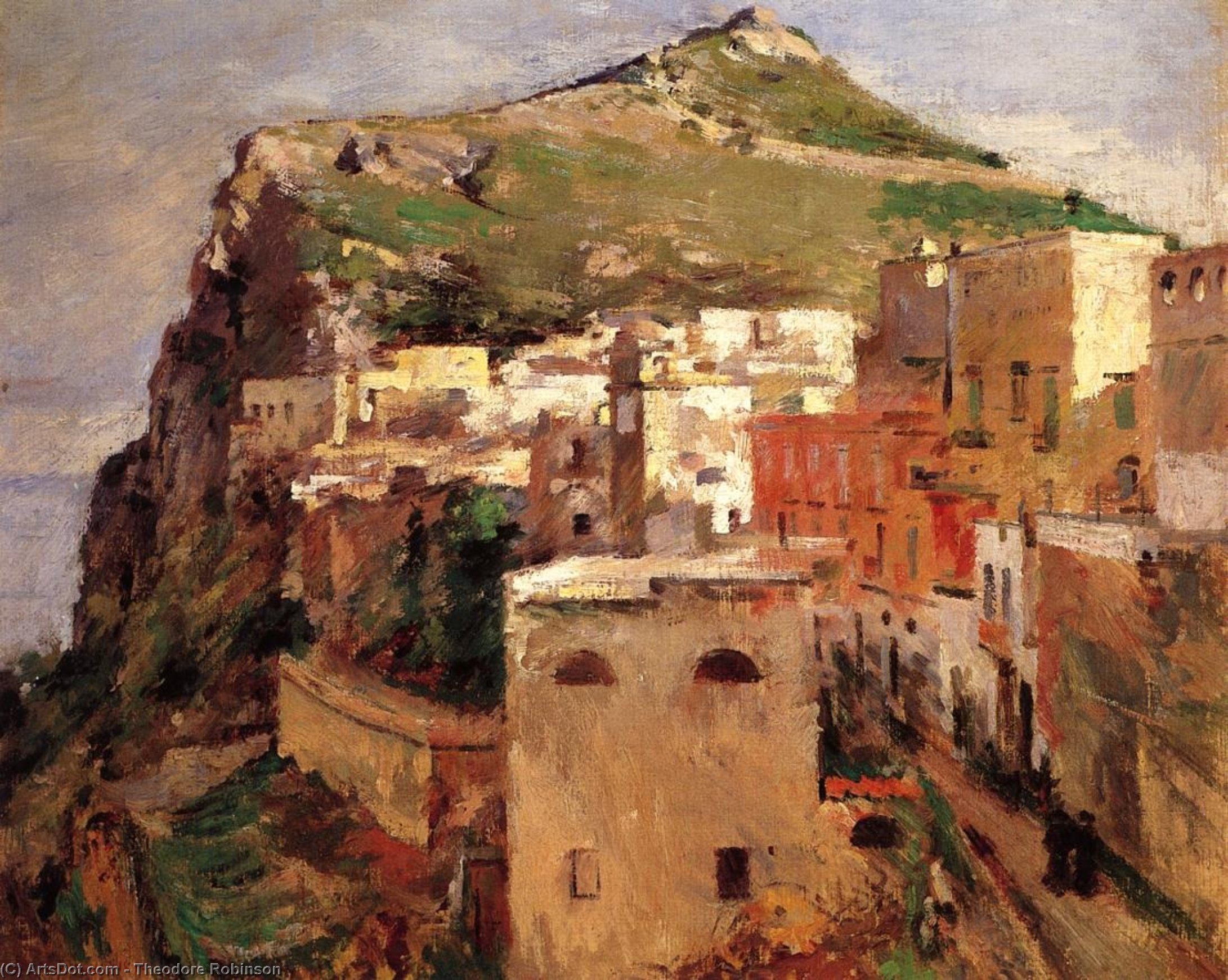 Wikioo.org – La Enciclopedia de las Bellas Artes - Pintura, Obras de arte de Theodore Robinson - Capri