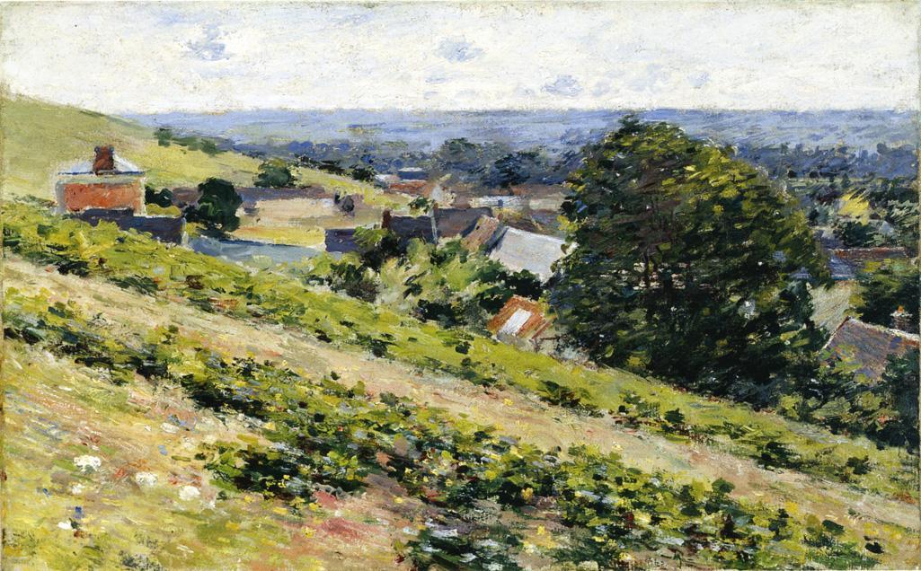 Wikioo.org - The Encyclopedia of Fine Arts - Painting, Artwork by Theodore Robinson - From the Hill, Giverny