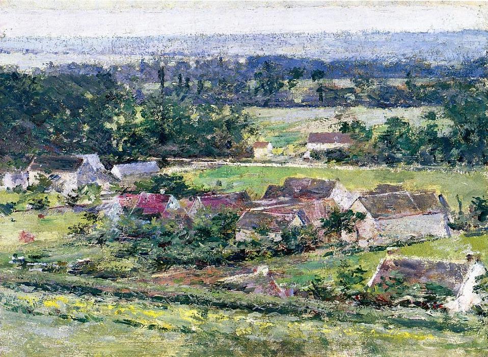 Wikioo.org - The Encyclopedia of Fine Arts - Painting, Artwork by Theodore Robinson - Giverny 3
