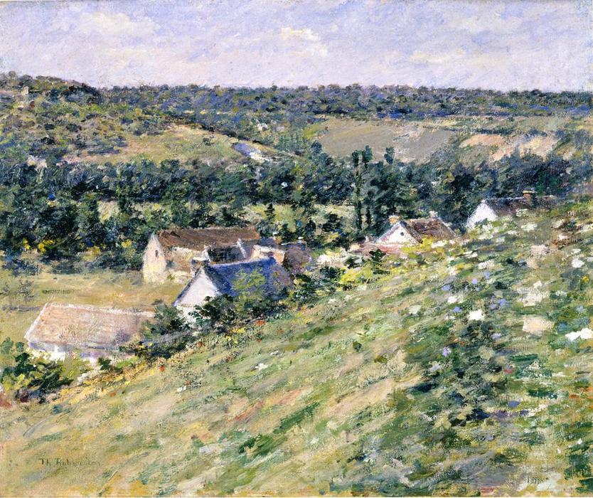 Wikioo.org - The Encyclopedia of Fine Arts - Painting, Artwork by Theodore Robinson - Giverny
