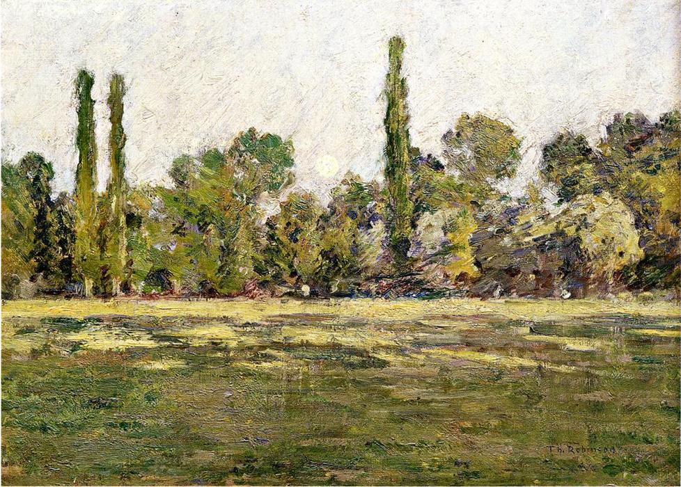 Wikioo.org - The Encyclopedia of Fine Arts - Painting, Artwork by Theodore Robinson - Moonrise