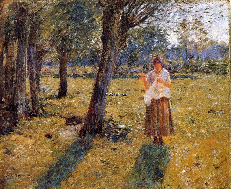 Wikioo.org - The Encyclopedia of Fine Arts - Painting, Artwork by Theodore Robinson - October Sunlight
