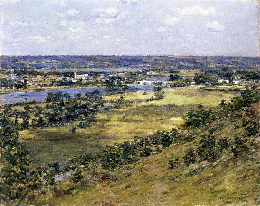 Wikioo.org - The Encyclopedia of Fine Arts - Painting, Artwork by Theodore Robinson - Valley of the Seine
