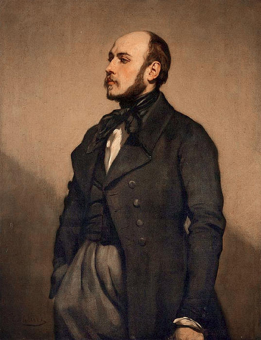 Wikioo.org – L'Encyclopédie des Beaux Arts - Peinture, Oeuvre de Thomas Couture - Portrait d un homme