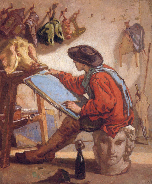 WikiOO.org - Encyclopedia of Fine Arts - Lukisan, Artwork Thomas Couture - The Realist