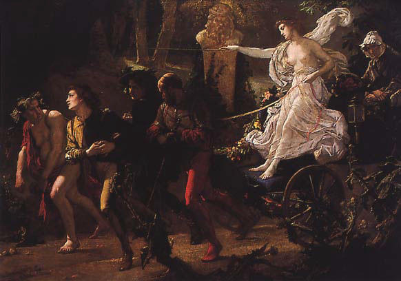 WikiOO.org - Encyclopedia of Fine Arts - Lukisan, Artwork Thomas Couture - The Thorny Path