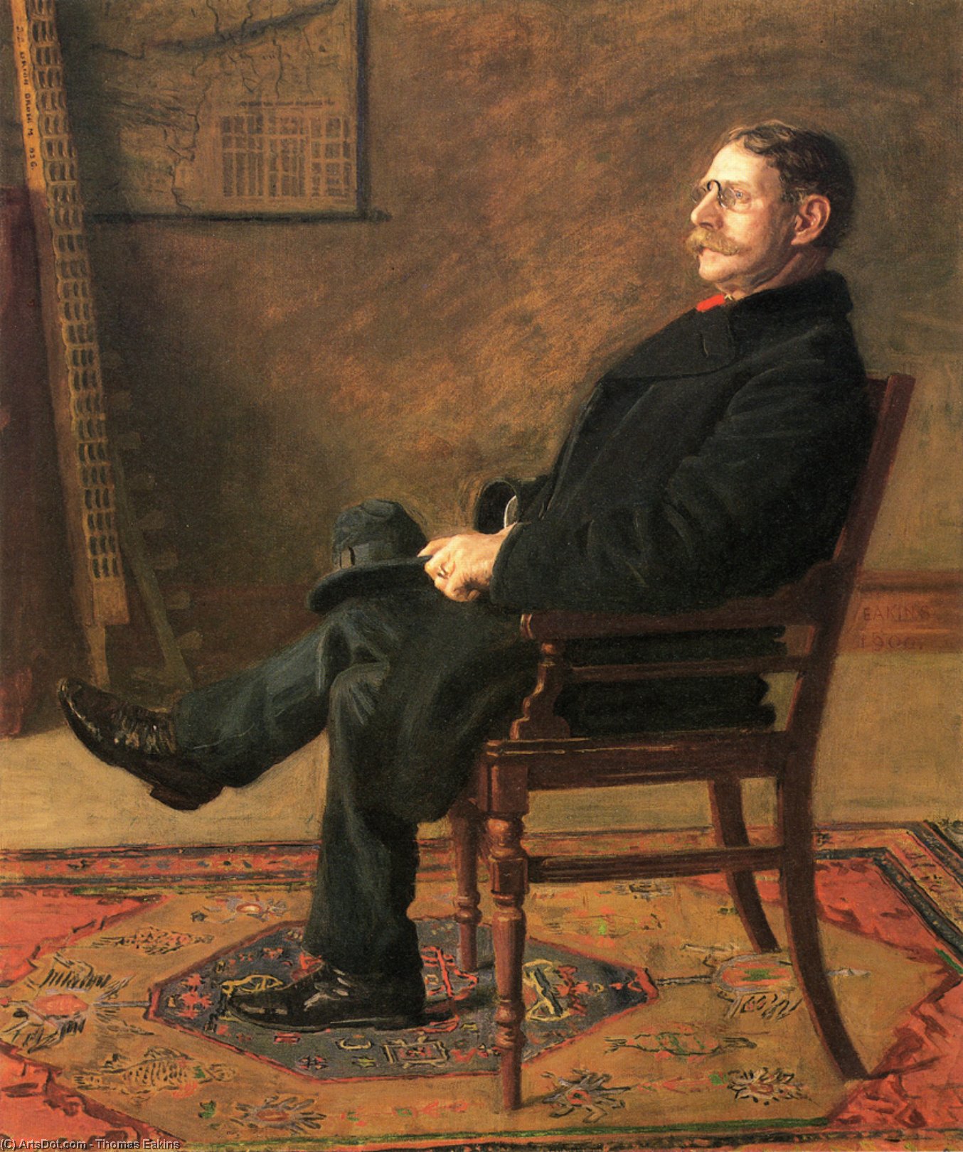 WikiOO.org - Encyclopedia of Fine Arts - Maľba, Artwork Thomas Eakins - Frank Jay St. John