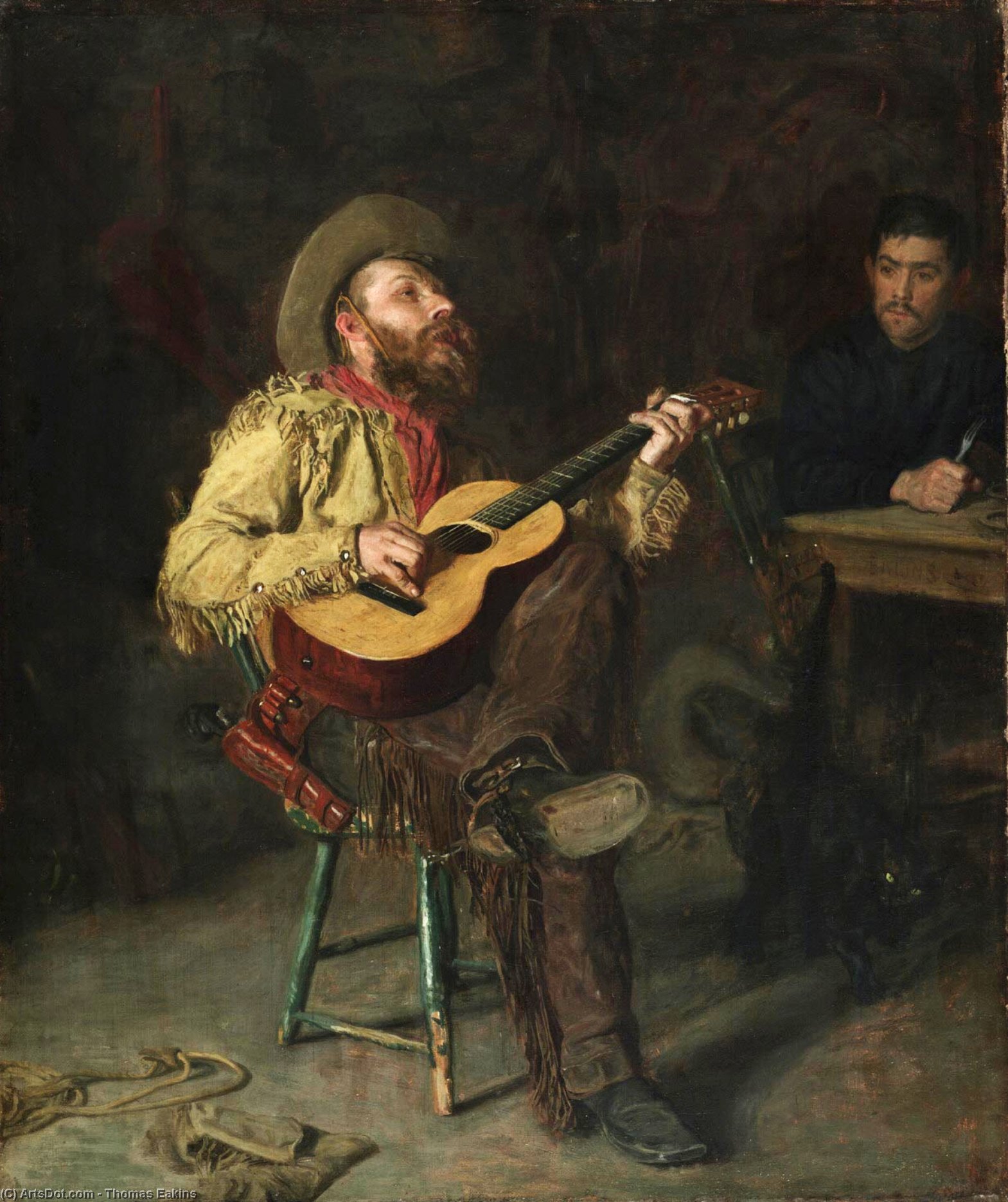 Wikioo.org - The Encyclopedia of Fine Arts - Painting, Artwork by Thomas Eakins - Home Ranch