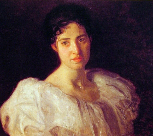 Wikioo.org - The Encyclopedia of Fine Arts - Painting, Artwork by Thomas Eakins - Miss Lucy Lewis