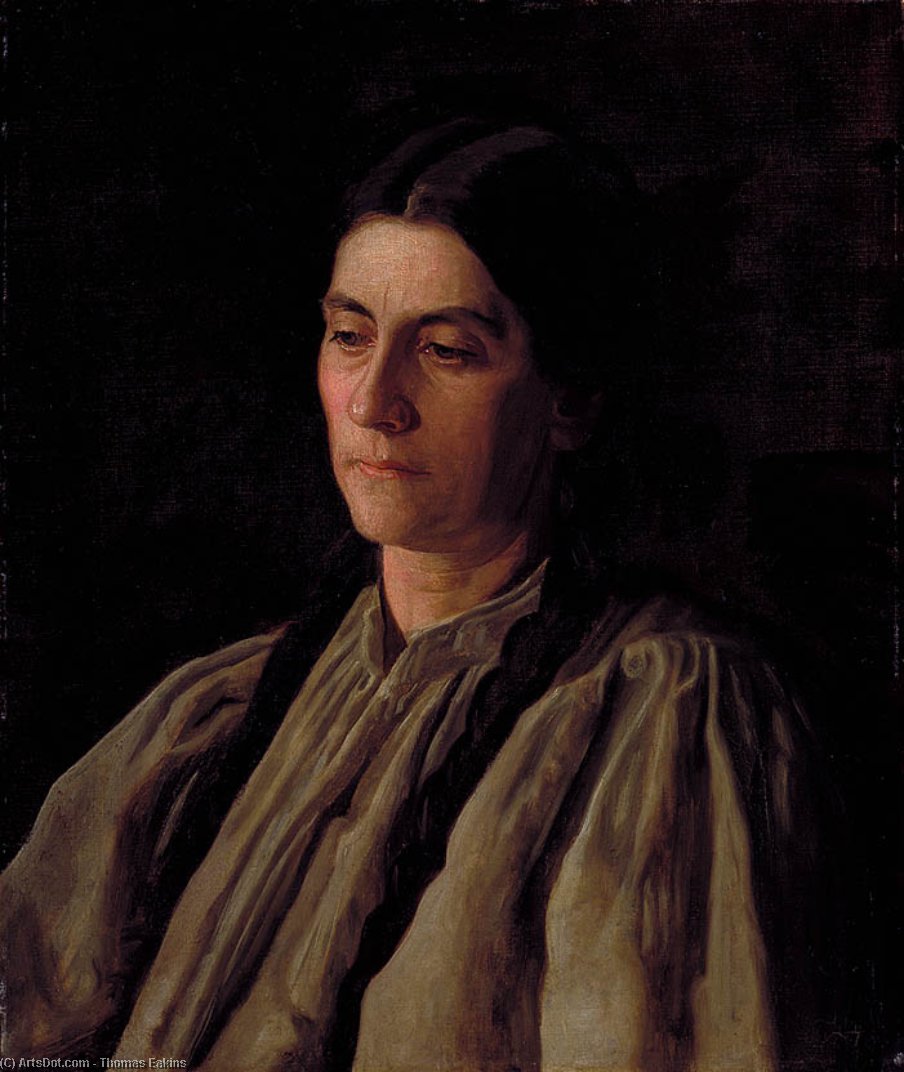 Wikioo.org - The Encyclopedia of Fine Arts - Painting, Artwork by Thomas Eakins - Mother