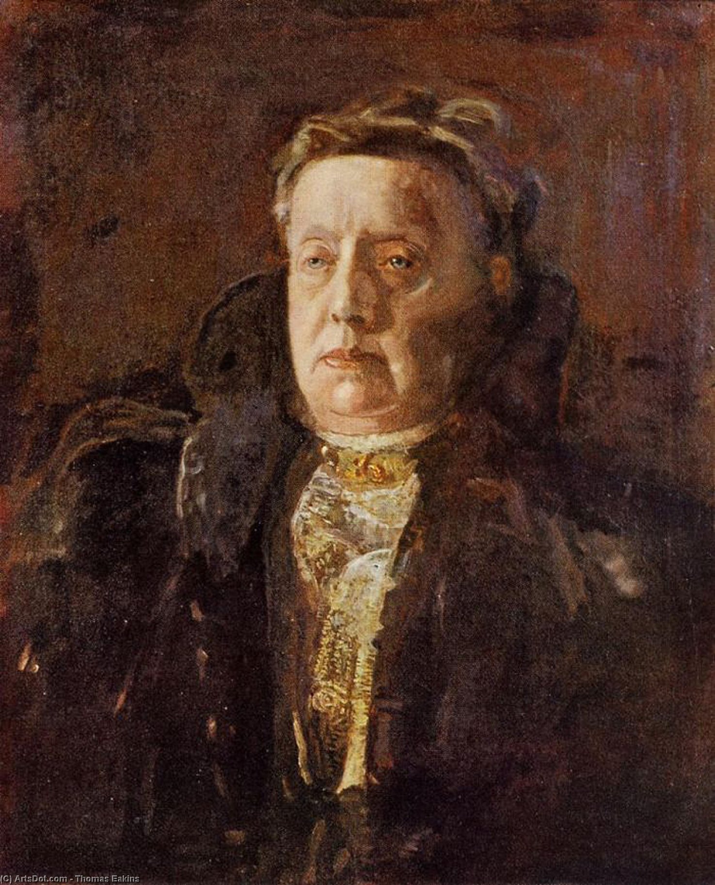 Wikioo.org – L'Enciclopedia delle Belle Arti - Pittura, Opere di Thomas Eakins - Sig ra . gilbert perker