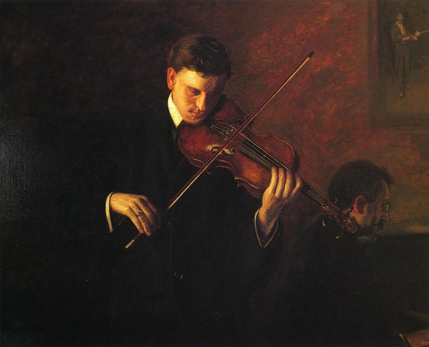 Wikioo.org - สารานุกรมวิจิตรศิลป์ - จิตรกรรม Thomas Eakins - Music