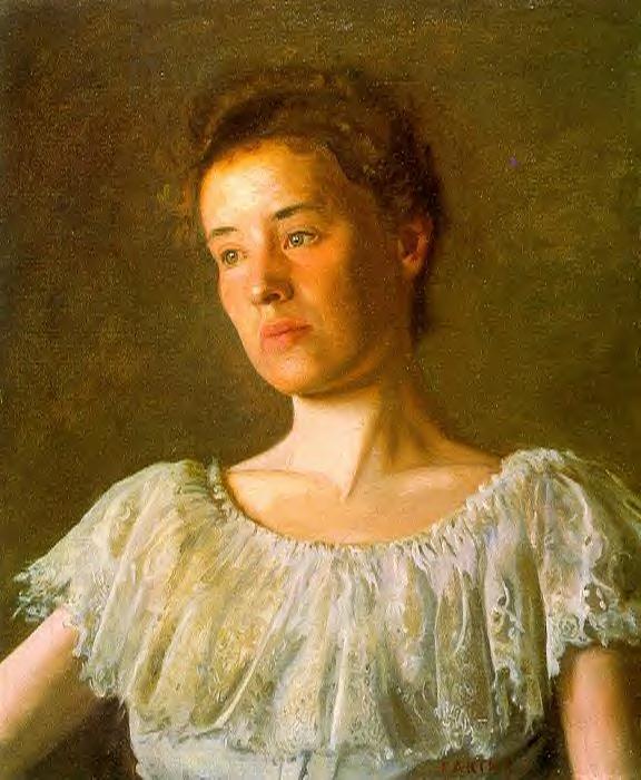 Wikioo.org - The Encyclopedia of Fine Arts - Painting, Artwork by Thomas Eakins - Portrait of Alice Kurtz
