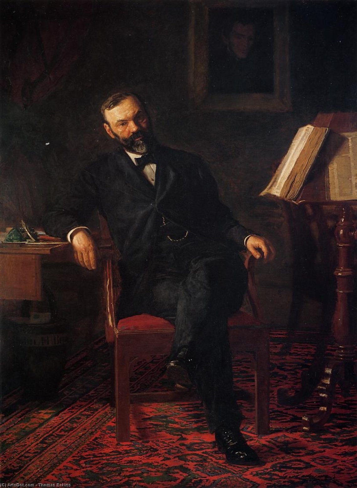 WikiOO.org - Encyclopedia of Fine Arts - Maľba, Artwork Thomas Eakins - Portrait of Dr. John H. Brinton