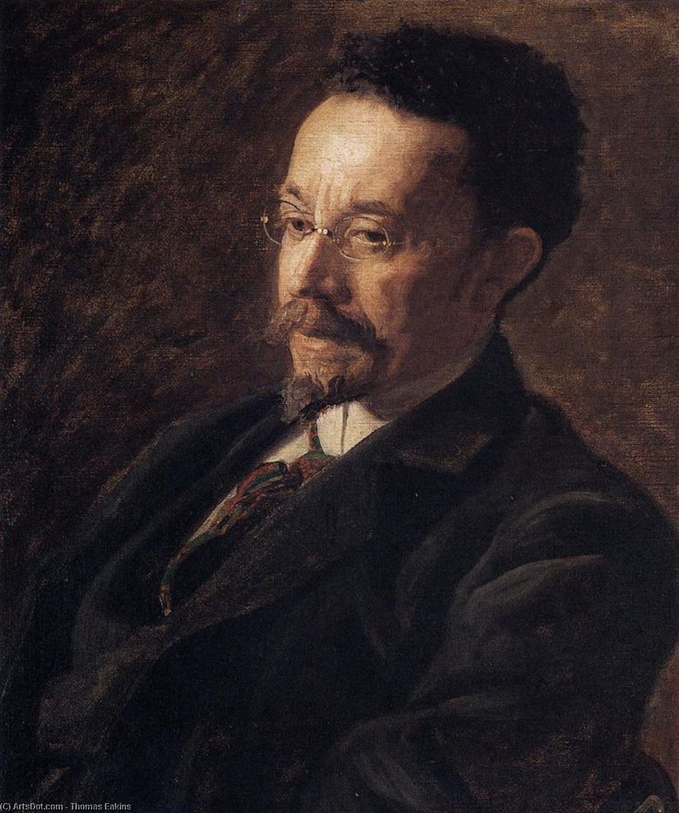 WikiOO.org - Enciklopedija dailės - Tapyba, meno kuriniai Thomas Eakins - Portrait of Henry Ossawa Tanner
