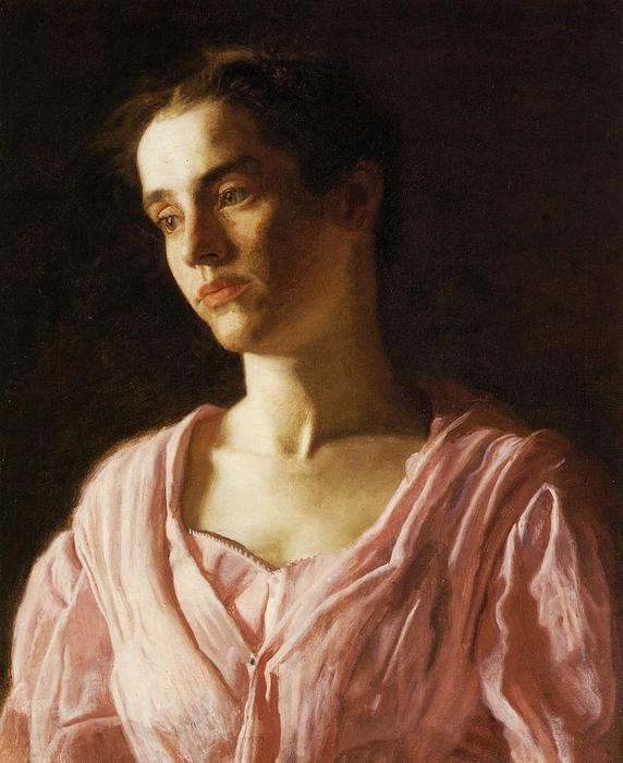 Wikioo.org – La Enciclopedia de las Bellas Artes - Pintura, Obras de arte de Thomas Eakins - retrato de `maud` cocinar