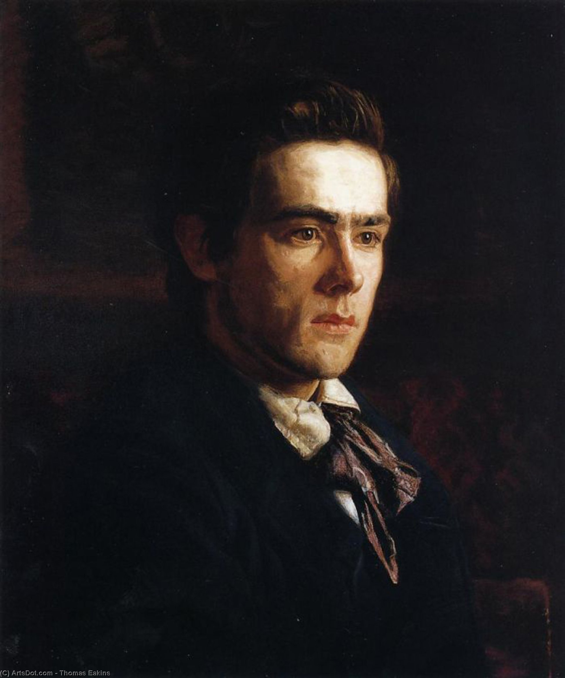 Wikioo.org - The Encyclopedia of Fine Arts - Painting, Artwork by Thomas Eakins - Portrait of Samuel Murray