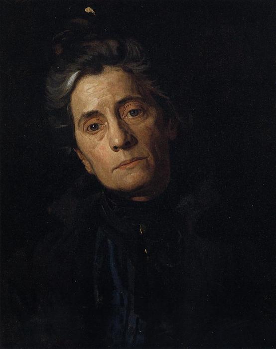 WikiOO.org - Encyclopedia of Fine Arts - Maleri, Artwork Thomas Eakins - Portrait of Susan MacDowell Eakins