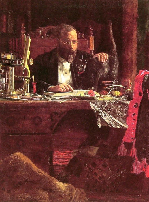 Wikioo.org - The Encyclopedia of Fine Arts - Painting, Artwork by Thomas Eakins - Professor Benjamin Howard Rand