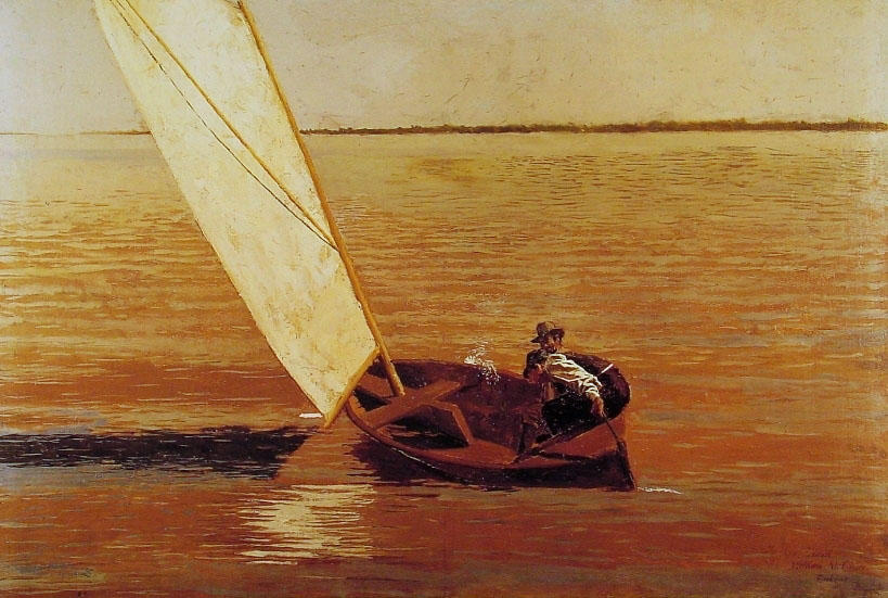 Wikioo.org - Encyklopedia Sztuk Pięknych - Malarstwo, Grafika Thomas Eakins - Sailing