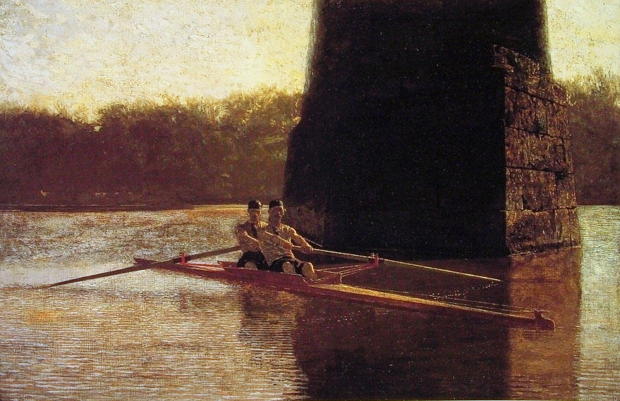 Wikioo.org - The Encyclopedia of Fine Arts - Painting, Artwork by Thomas Eakins - The Pair-Oared Scull
