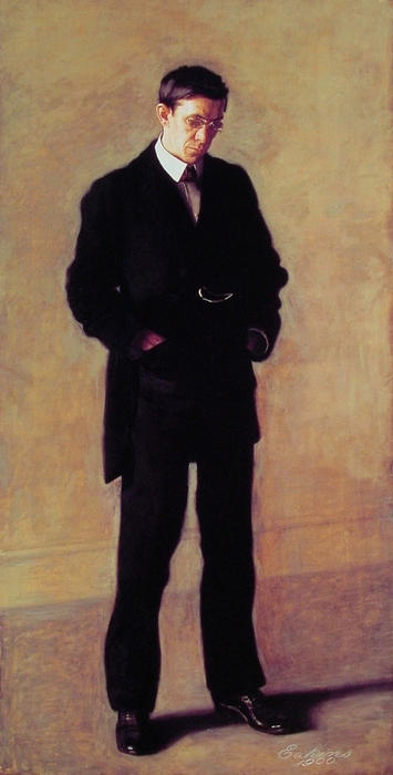 Wikioo.org - Die Enzyklopädie bildender Kunst - Malerei, Kunstwerk von Thomas Eakins - Der Denker - Porträt von Louis N. Kenton
