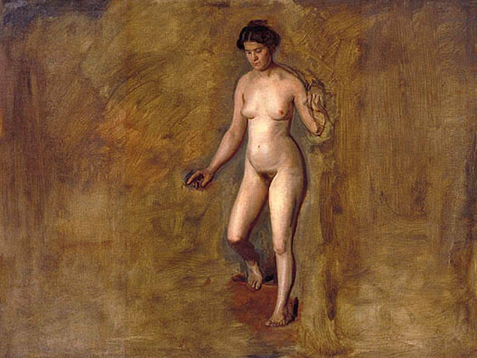 WikiOO.org - Enciclopedia of Fine Arts - Pictura, lucrări de artă Thomas Eakins - William Rush's Model