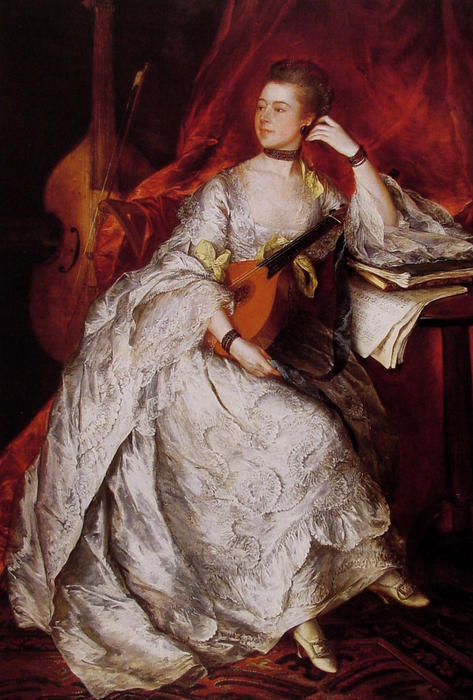WikiOO.org - Enciklopedija dailės - Tapyba, meno kuriniai Thomas Gainsborough - Ann Ford (Mrs Philip Thicknesse)