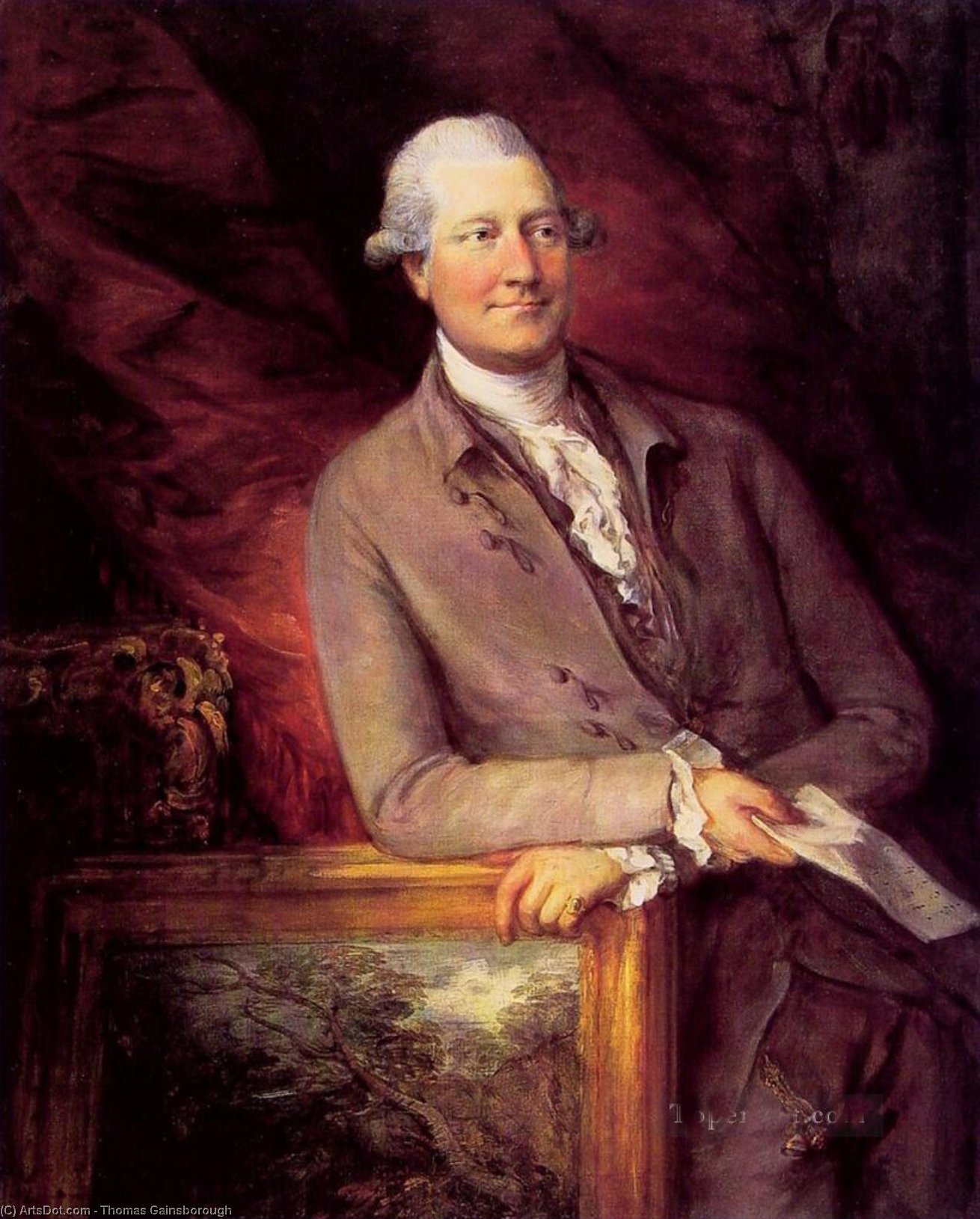 Wikioo.org - The Encyclopedia of Fine Arts - Painting, Artwork by Thomas Gainsborough - James Christie