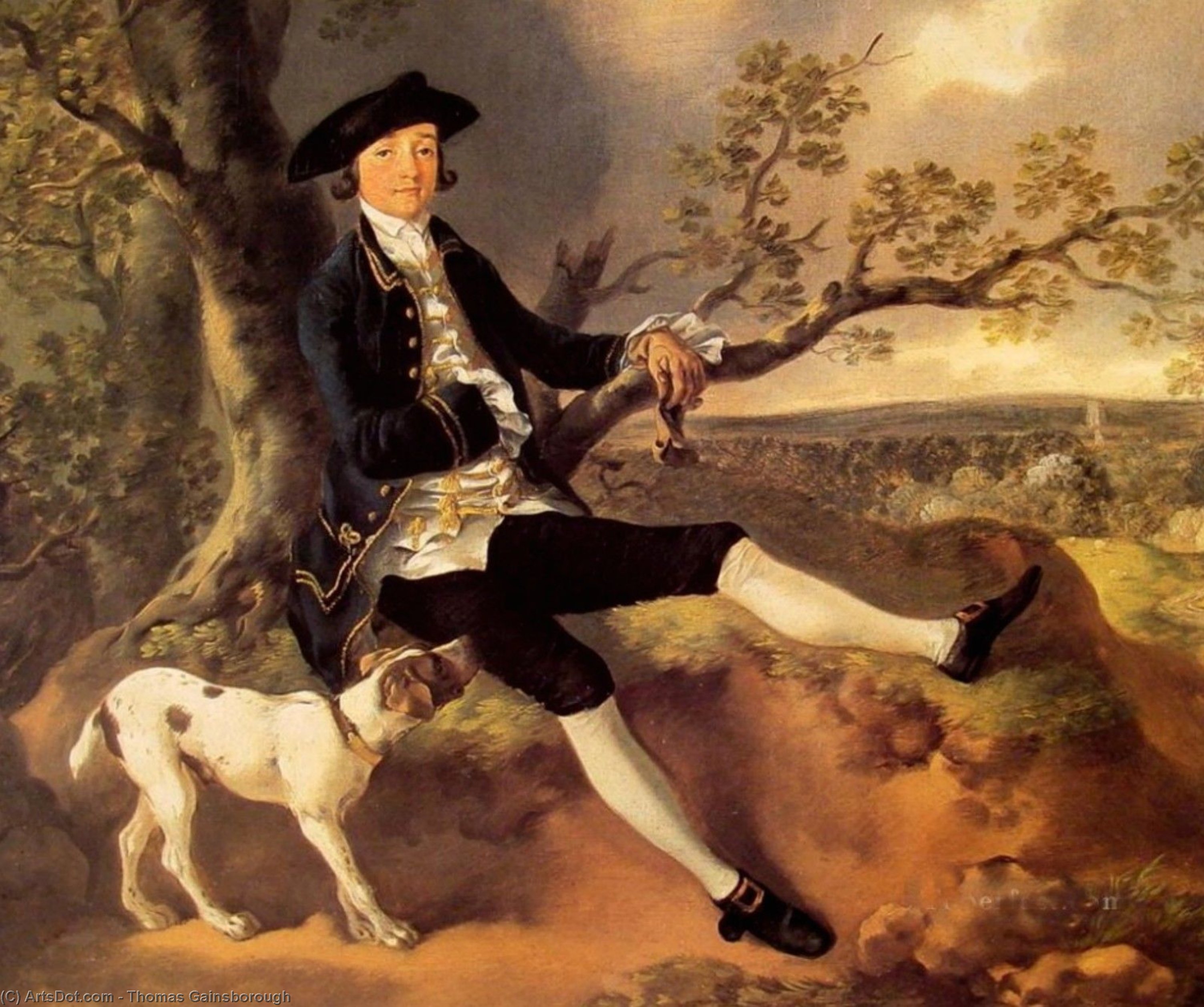 WikiOO.org - Енциклопедія образотворчого мистецтва - Живопис, Картини
 Thomas Gainsborough - John Plampin