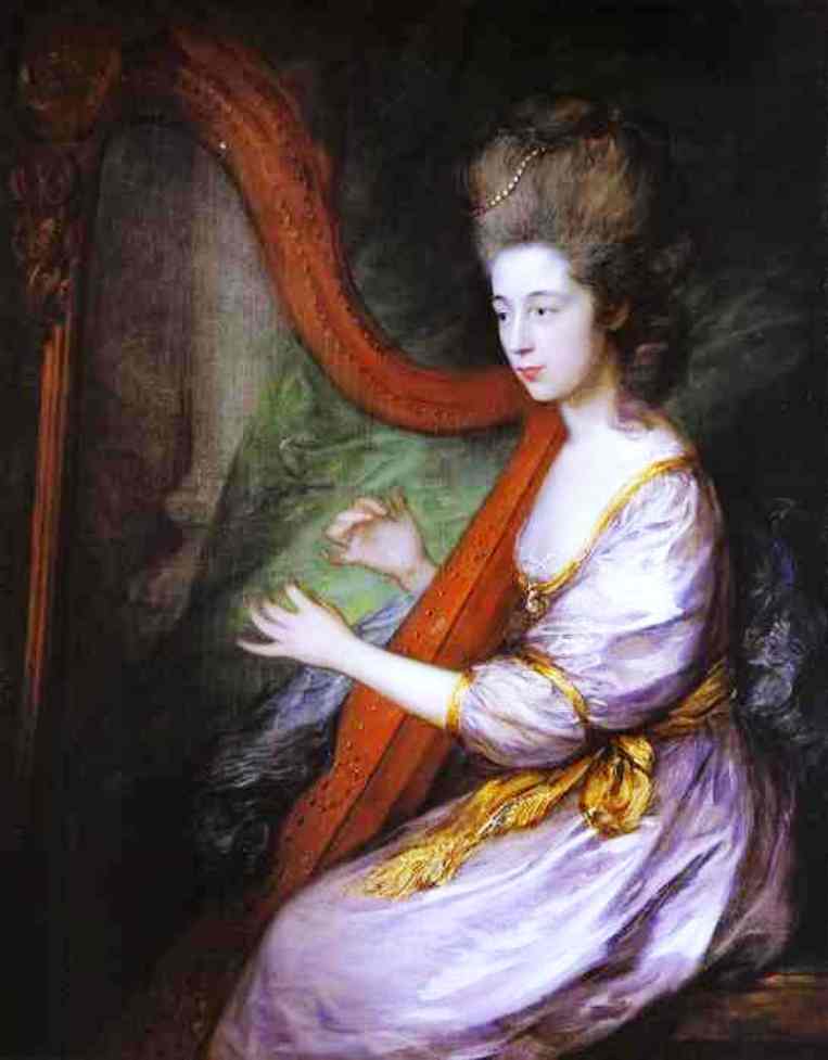 Wikioo.org - Bách khoa toàn thư về mỹ thuật - Vẽ tranh, Tác phẩm nghệ thuật Thomas Gainsborough - Louisa, Lady Clarges