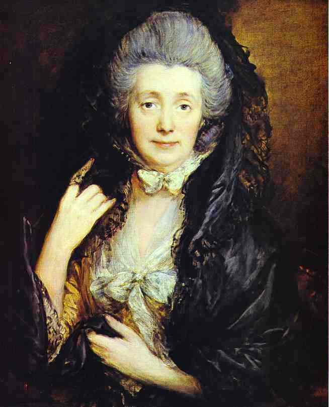 Wikioo.org – La Enciclopedia de las Bellas Artes - Pintura, Obras de arte de Thomas Gainsborough - La señora Thomas Gainsborough, de soltera Margaret Burr