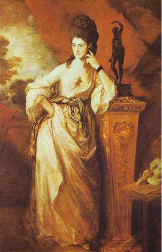 Wikioo.org - The Encyclopedia of Fine Arts - Painting, Artwork by Thomas Gainsborough - Penelope, Viscountess Ligonier