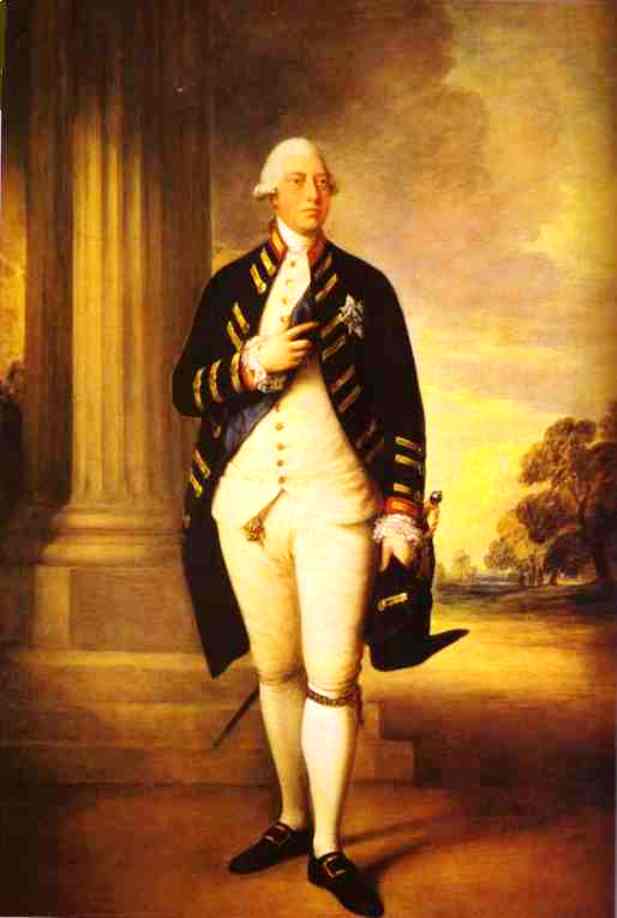 WikiOO.org - Енциклопедия за изящни изкуства - Живопис, Произведения на изкуството Thomas Gainsborough - Portrait of George III