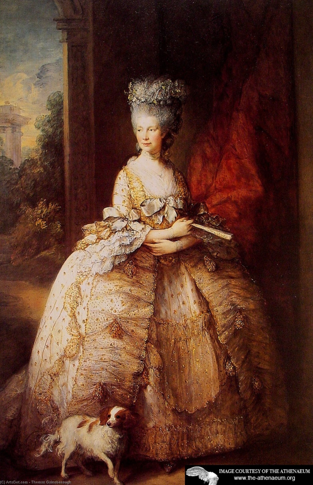 Wikioo.org - The Encyclopedia of Fine Arts - Painting, Artwork by Thomas Gainsborough - Queen Charlotte