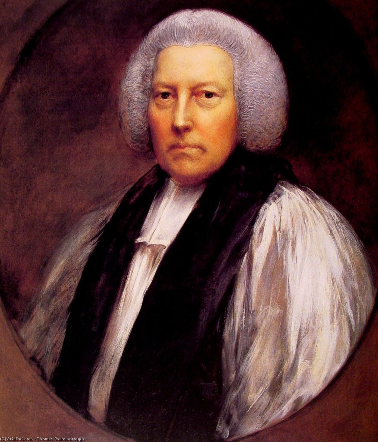 WikiOO.org - Enciklopedija dailės - Tapyba, meno kuriniai Thomas Gainsborough - Richard Hurd, Bishop of Worcester