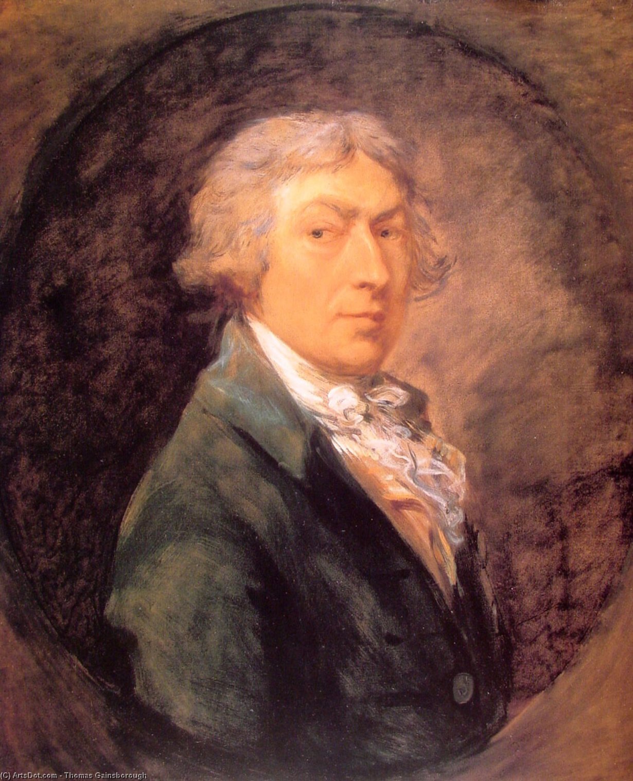 WikiOO.org – 美術百科全書 - 繪畫，作品 Thomas Gainsborough - 自画像